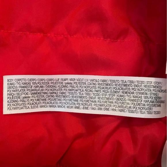 Lighting McQueen Cars Jacket Disneyland Disney Store Size 9/10 Racing Bomber Red - Picture 8 of 12